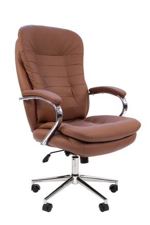 Офисное кресло Chairman 795 Россия кожа коричневая N