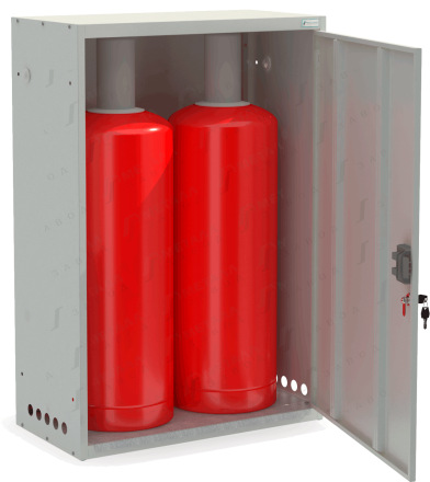 Шкаф для газовых баллонов ШГР 50-2-4 (2х50л)