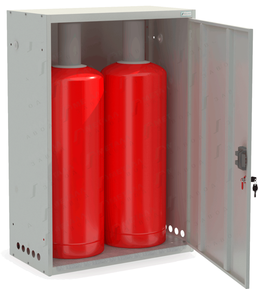   Шкаф для газовых баллонов ШГР 50-2-4 (2х50л)