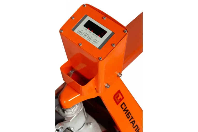 Гидравлическая тележка (рокла) ACR-ES c весами, 2,5 т, Вилы: 1150 Х 550, СибТаль, полиуретановые колеса 