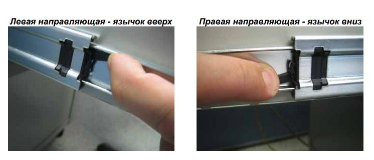 извлечение ящиков картотеки